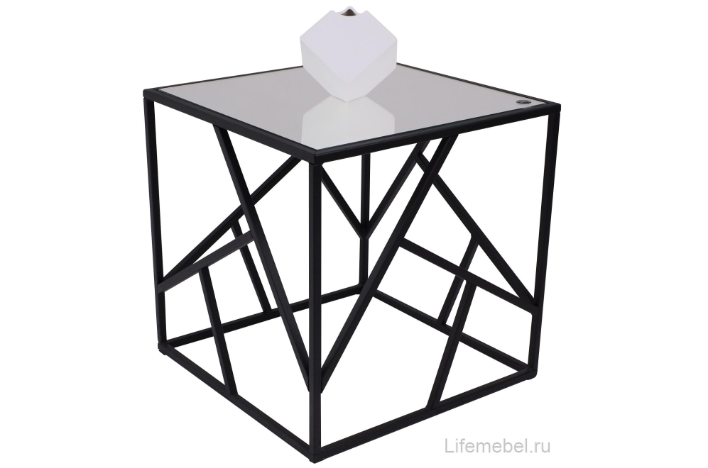 Журнальный столик Империал зеркало / черный