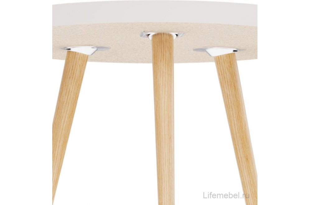 Журнальный столик Келли белый / бежевый