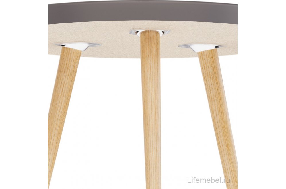 Журнальный столик Келли графит / бежевый