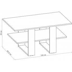 Журнальный столик Лабиринт-3 СЖ.021.1000-00