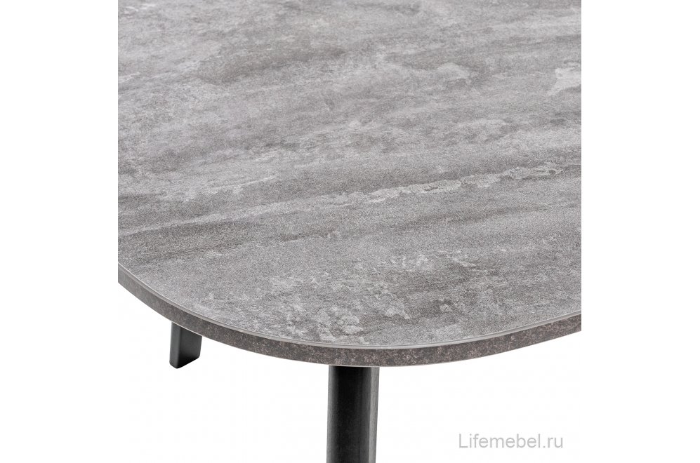 Журнальный столик Leset Квинт черный лак / антрацит