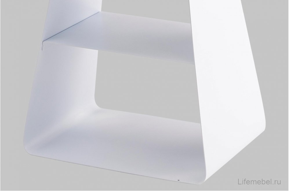 Журнальный столик Ривен металл белый