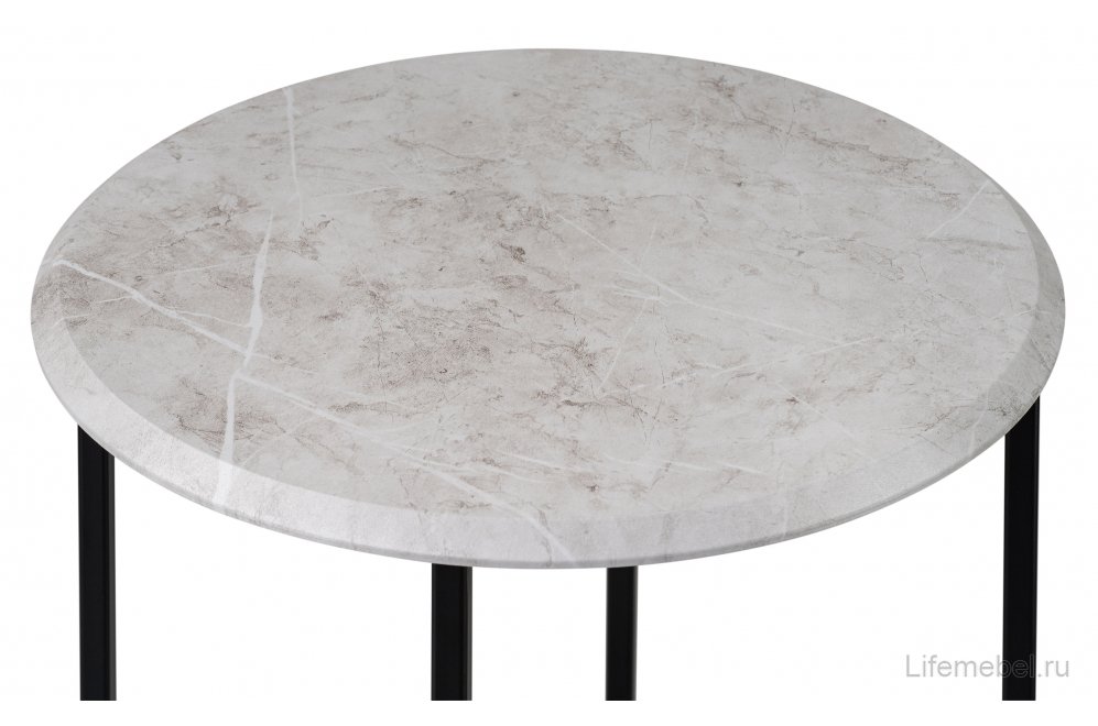 Журнальный столик Манеттия мрамор белый