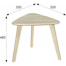 Журнальный столик Ретро лак