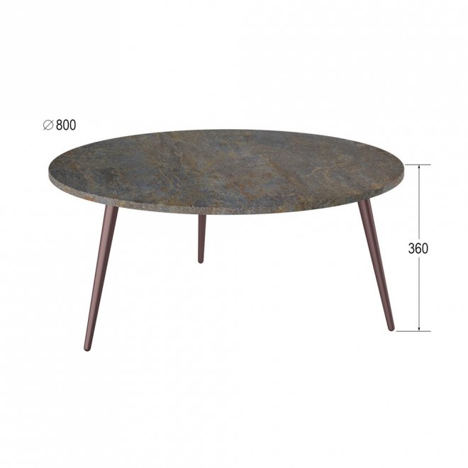 Журнальный столик Рикон 80 гранж