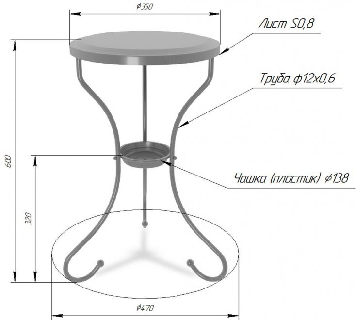 Журнальный столик SHT-CT10 золото