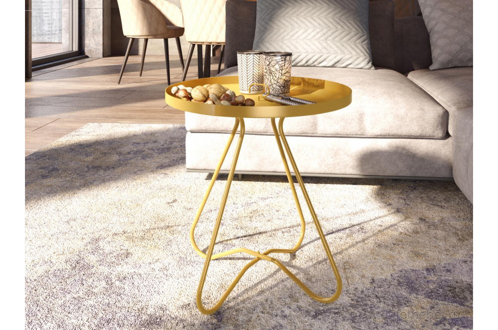 Журнальный столик SHT-CT3 золото