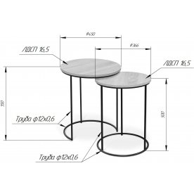 Журнальный столик SHT-CT7