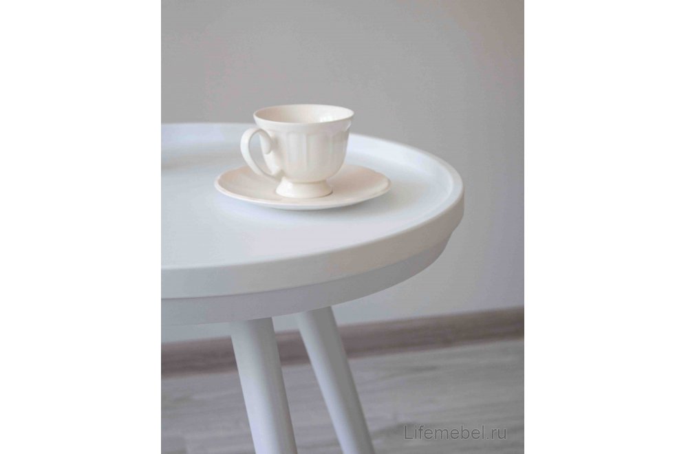 Журнальный столик SHT-CT84 белый