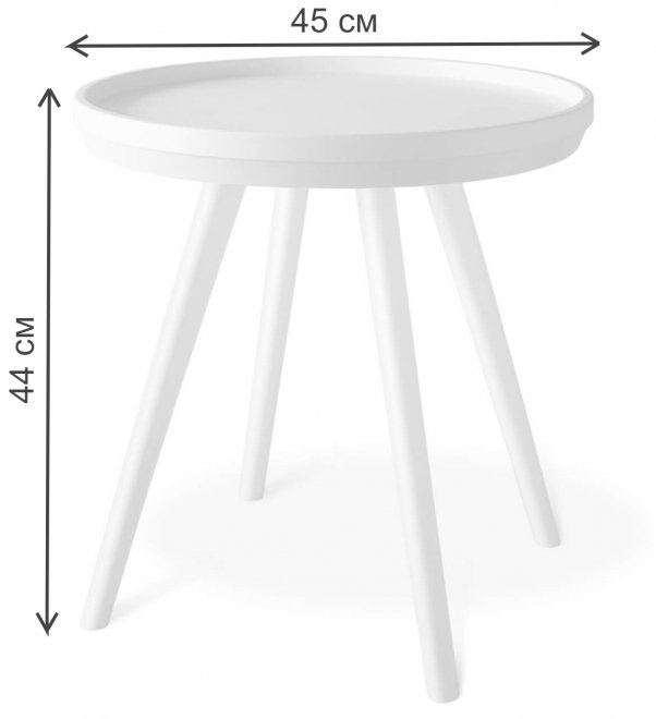 Журнальный столик SHT-CT84 серый
