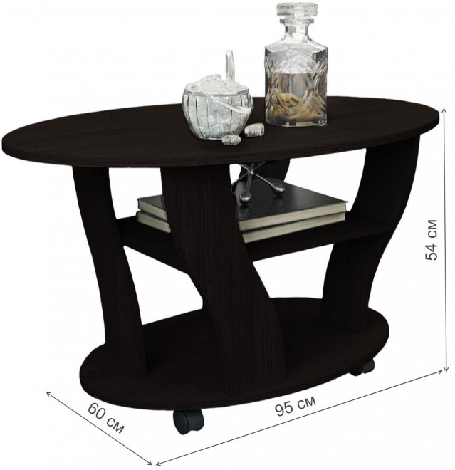 Журнальный столик Статус 2 NEW венге