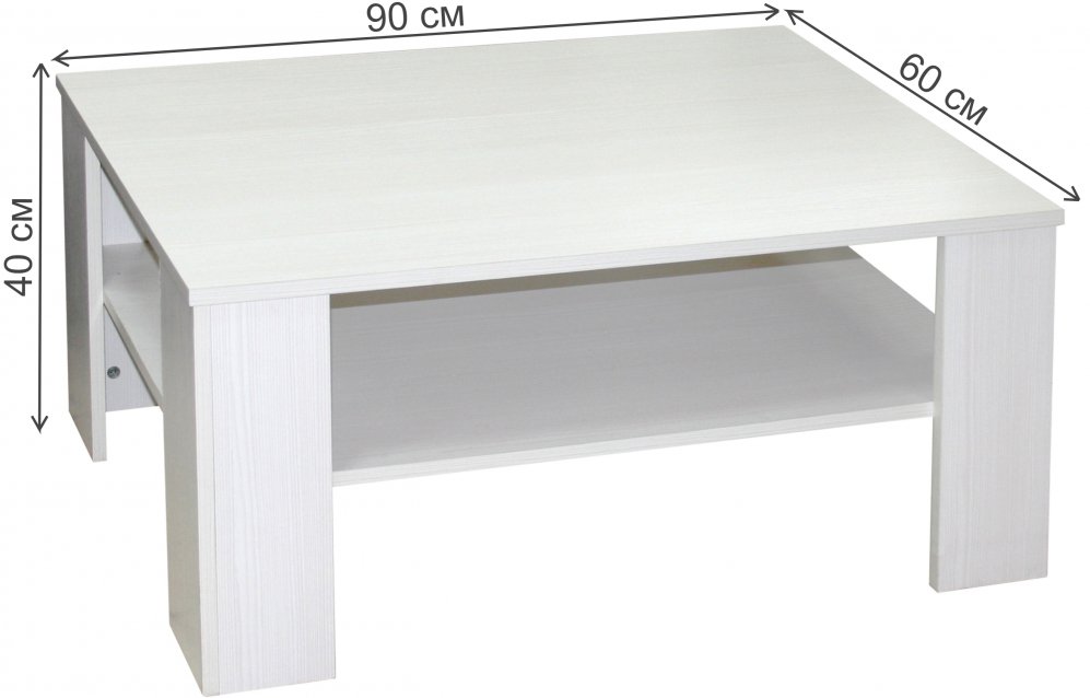 Журнальный столик СЖ-11 бодега белая