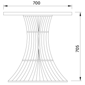 Журнальный столик Valse