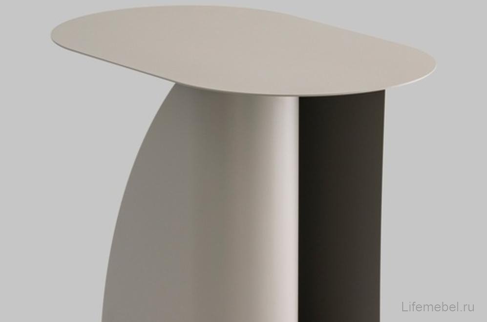 Журнальный столик Сайвен металл серый