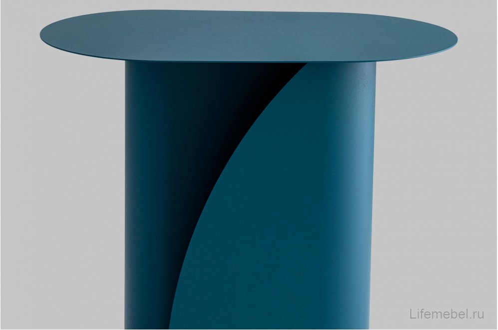 Журнальный столик Сайвен металл синий