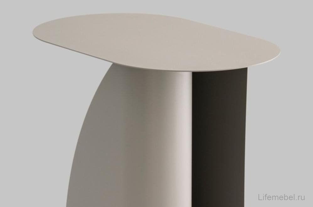 Журнальный столик Сайвен металл темно-серый