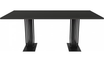 Деревянный обеденный стол Arfeo Duo 90x80x180 белый