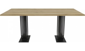 Деревянный стол Arfeo Duo черный