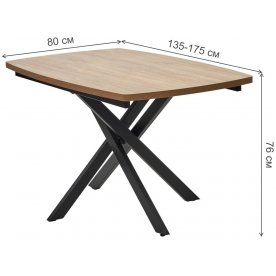 Деревянный стол Арамис 135