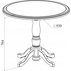 Деревянный стол Ассоль АС-42