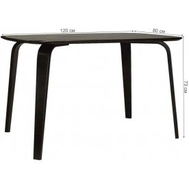 Деревянный стол Бертран