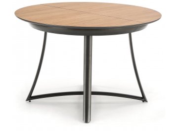 Раздвижной стол Moretti дуб натуральный / черный