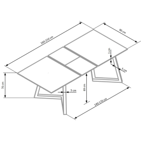 Деревянный стол Clover