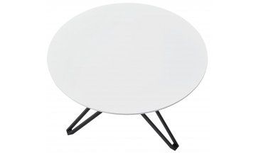 Стол деревянный обеденный Джуда 110 белый / черный