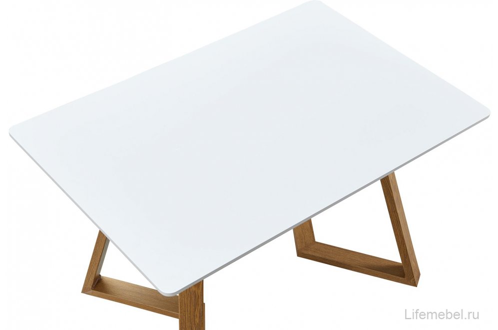 Деревянный стол B-019 белый