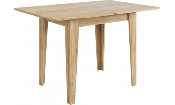 Стол деревянный обеденный Фантазия дуб крафт золотой