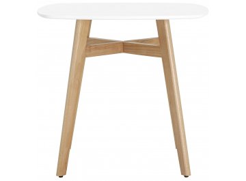 Обеденный стол Гарфильд ножки бук / белый