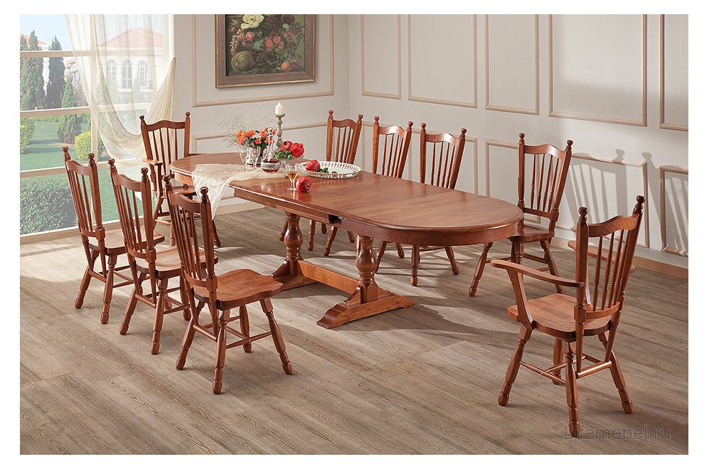 Деревянный стол Гранд орех