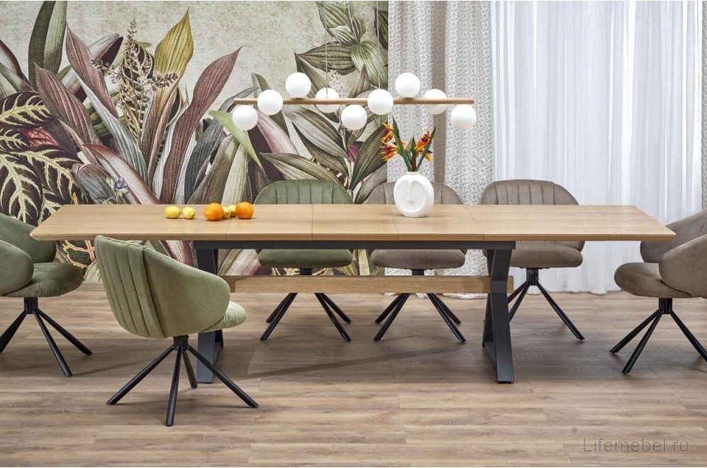 Деревянный стол Henry раскладной дуб