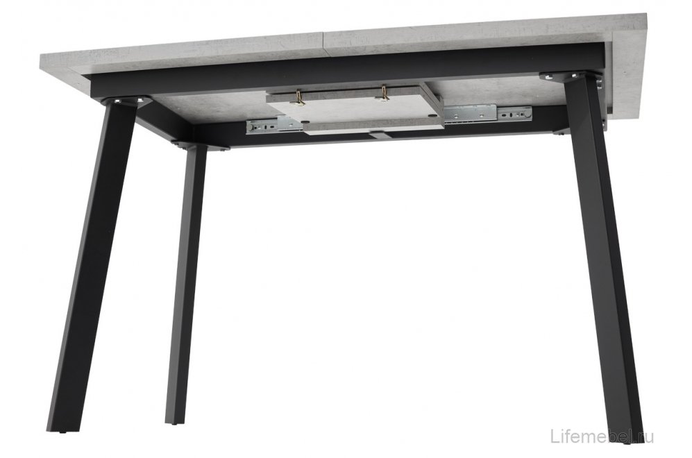 Деревянный стол Канзас цемент светлый