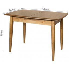 Деревянный стол Лео