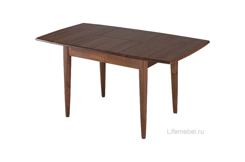 Деревянный стол Лео темный орех