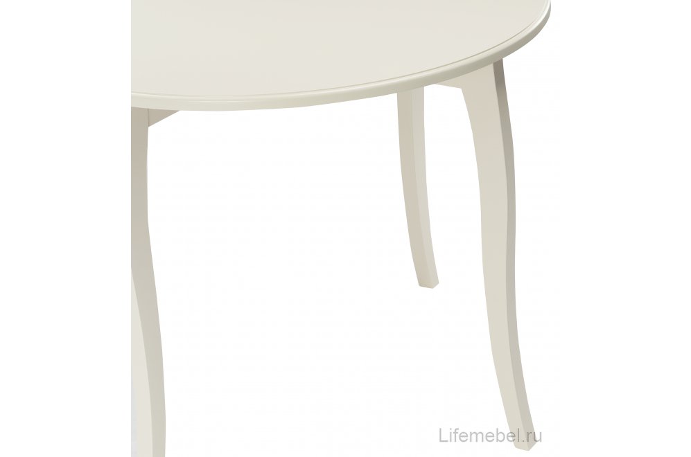 Деревянный стол Мантенья молочный