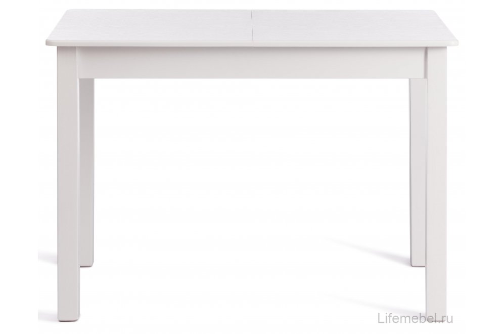 Деревянный стол Moss раздвижной white белый