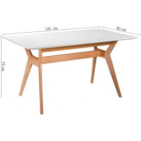 Деревянный стол Нарвик 1200