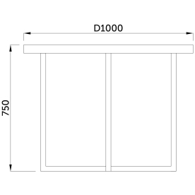Деревянный стол Орлеан