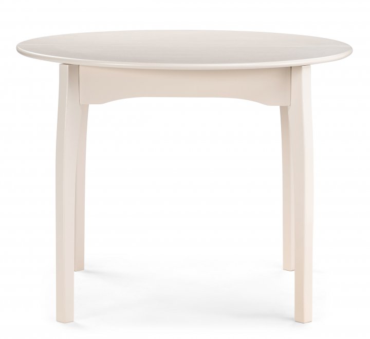 Деревянный стол Распи круглый бежевый