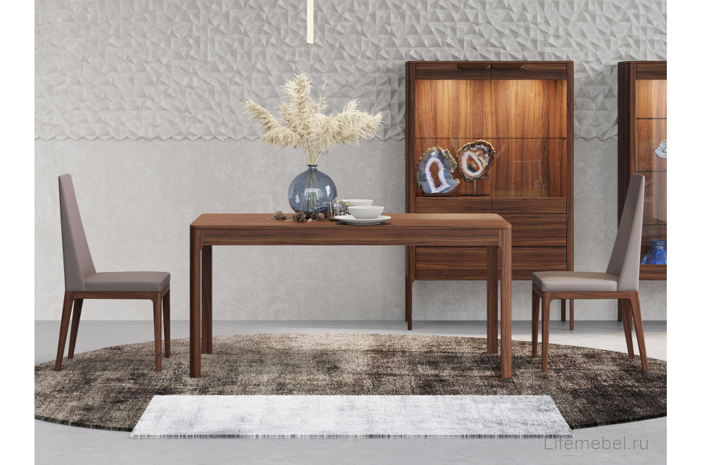 Деревянный стол Ronda MDI.DT.RD.43 шпон грецкого ореха