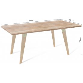 Деревянный стол SHT-TU16/120/80