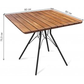 Деревянный стол SHT-TU34-P/80/80