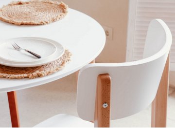 Деревянный стол SkyLand LYKKE TR-100 1000х1000х750