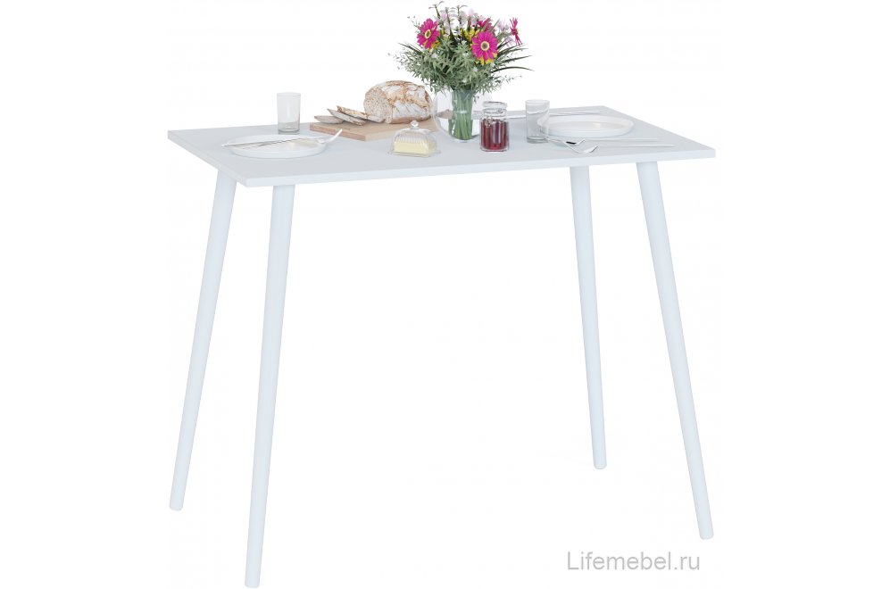 Деревянный стол СО-6 белый