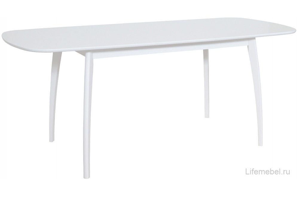 Деревянный стол Спайдер белая эмаль