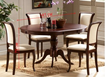 Деревянный стол Olivia