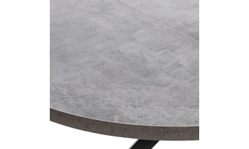 Стол деревянный обеденный Таун камень темный / черный