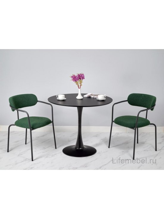 Деревянный стол Tulip 90 черный